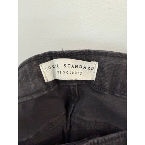 Social Standard by Sanctuary Camouflage Womens Straight Leg Jeans Size 14 - Picture 5 of 10